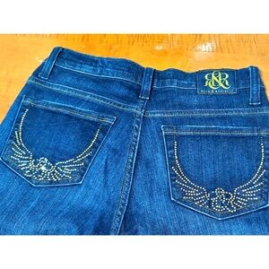 ROCK & REPUBLIC - women's mid-rise dark wash 26×31 jeans - Like New!